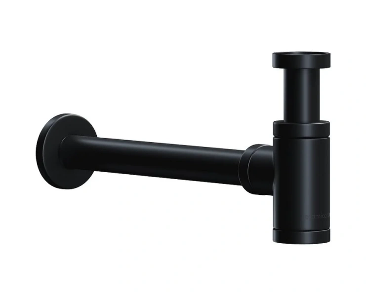 Сифон для раковины Ceramica Nova черный 70001MB (детальная фотография)