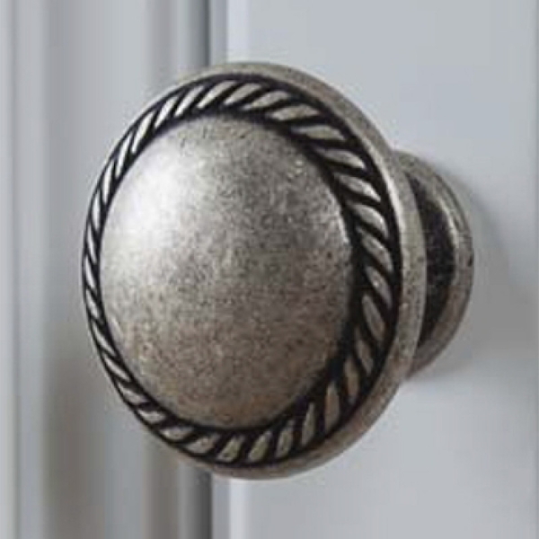 Шкаф для ванной, петли слева, цвет белый матовый, фурнитура состареное серебро, La Beaute Michel SMI24LBO.Sx.O.CR (детальная фотография) index_2