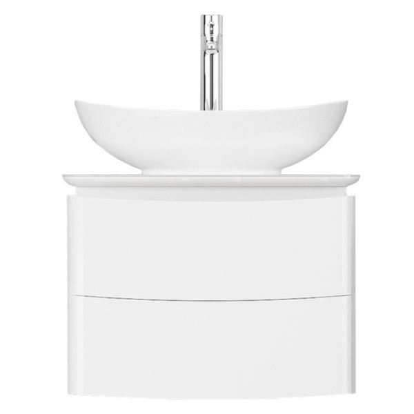 Тумба под раковину подвесная Velvex Luna 75 см белая tpLUN.75-21.43 (детальная фотография)