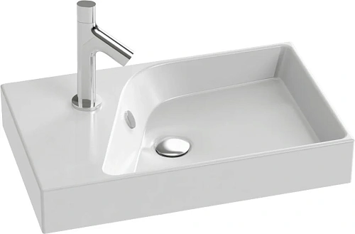 Раковина Jacob Delafon Rythmik 60 см белый - фото 2