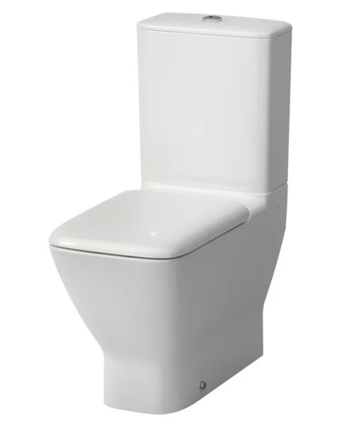 Унитаз компакт Laufen Palace 8.2470.6.000.231.1 с боковыми отверстиями (детальная фотография), белые