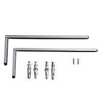 Крепёжные скобы для раковины, цвет хром, Simas LU A11B