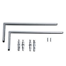 Крепёжные скобы для раковины, цвет хром, Simas LU A11B