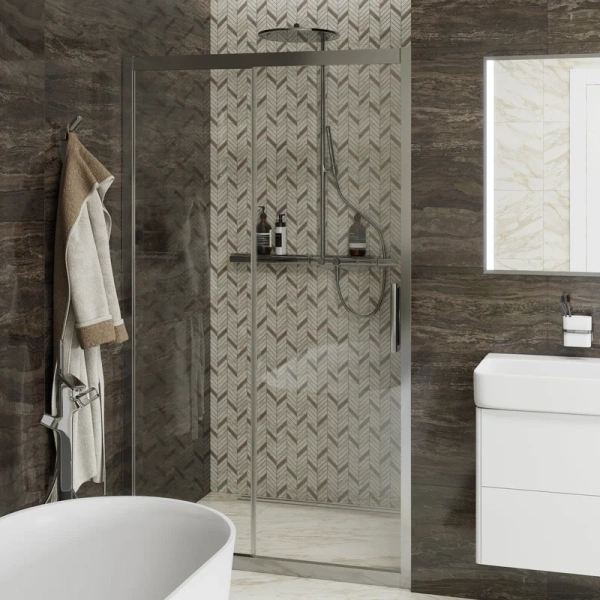 Основа для плитки Tece TECEdrainlinе 85 см из нержавеющей стали 600972 (детальная фотография), душевой лоток