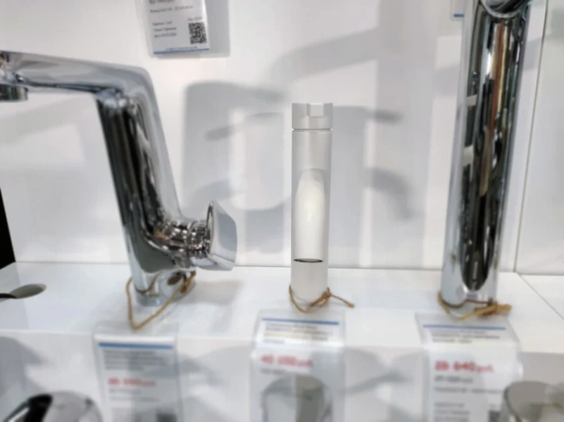 Смеситель для раковины Kludi Nova Fonte белый 202885315 (детальная фотография), современные, hi-tech