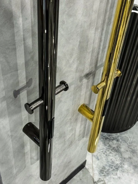 Полотенцесушитель электрический Boheme Uno 12x150 см золото 726-G (детальная фотография), в наличии