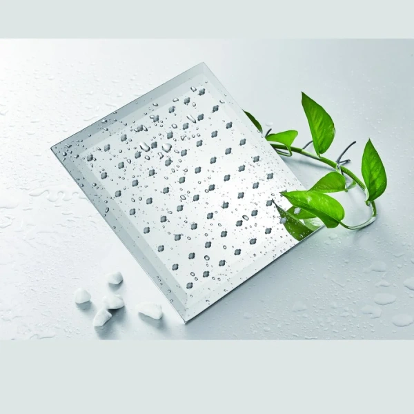 Верхний душ RGW Shower Panels SP-82 21148225 квадратная (детальная фотография), хром, черные