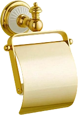 Бумагодержатель Boheme Palazzo золото с белым