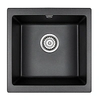 Мойка для кухни Paulmark Brilon 45 см черный металлик