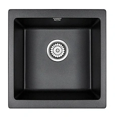 Мойка для кухни Paulmark Brilon 45 см черный металлик
