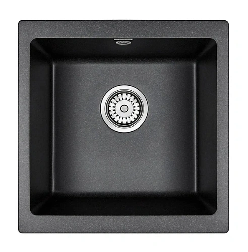 Мойка для кухни Paulmark Brilon 45 см черный металлик - фото 3