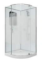 Душевая кабина Grossman Classic 100x100 см белый профиль