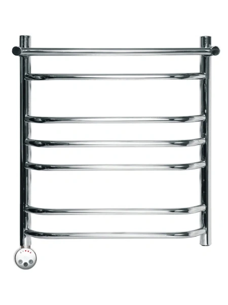 Полотенцесушитель электрический Ника Trapezium 60х50 см левый ЛТ Г2 ВП 60/50 лев (детальная фотография), хром