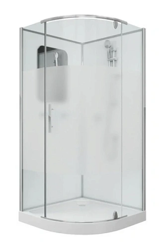 Душевая кабина Grossman Classic 100x100 см белый профиль - фото 2