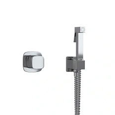 Гигиенический душ со смесителем WasserKRAFT хром