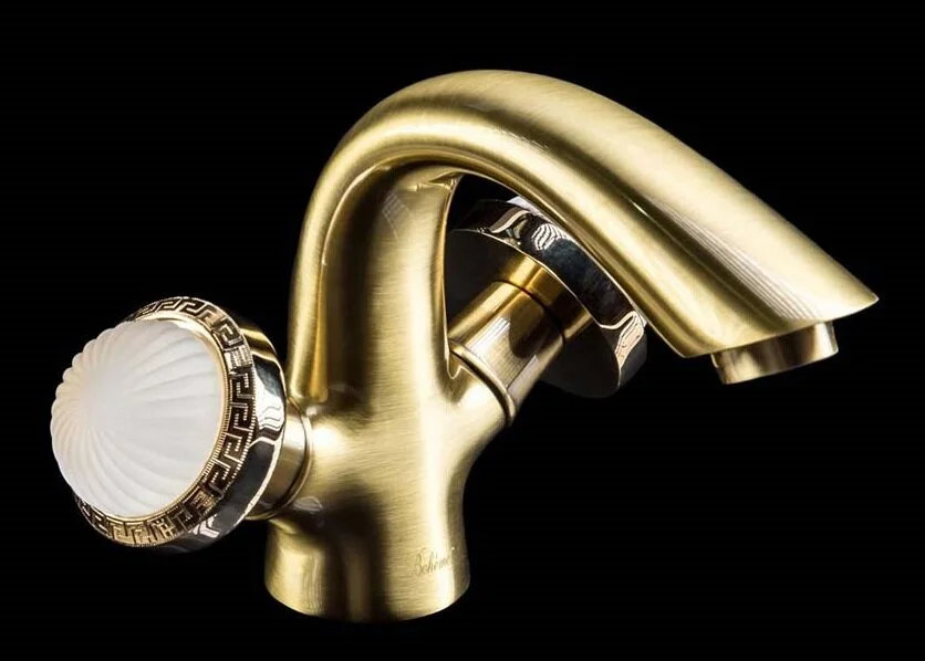 Смеситель для раковины Boheme Satine бронза 311-ST (детальная фотография)