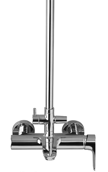 Душевая стойка Jacob Delafon Aleo хром E26809-CP (детальная фотография), с тропическим душем