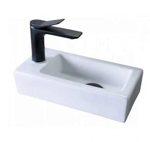 Раковина GID Suspendido N9272R 37 см правосторонняя белая - фото 3