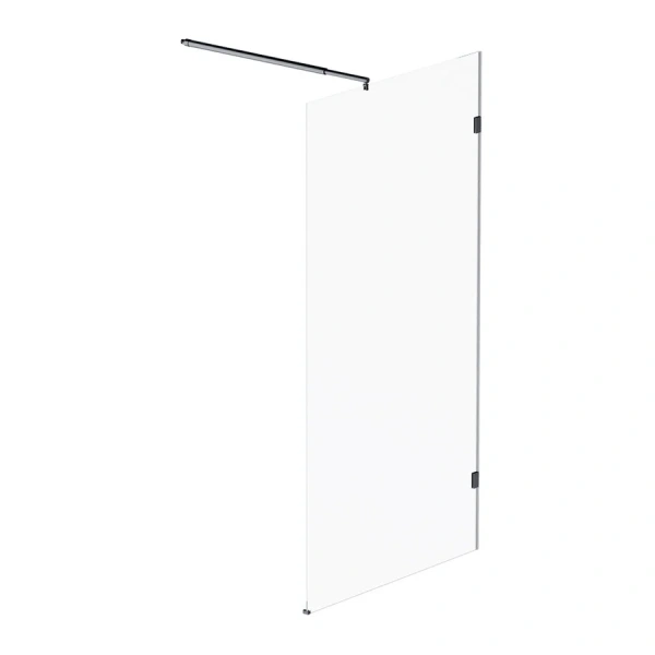 Душевая перегородка Am.Pm X-Joy 100 см профиль черный W94WI-100-F1-BTE (детальная фотография)