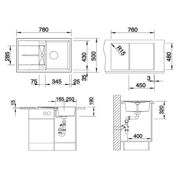 Схема (детальная фотография), с крылом