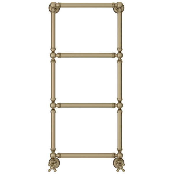 Полотенцесушитель водяной Сунержа Ренессанс 40х96 см золотой шелк 32-0280-9640 (детальная фотография), классические, ретро