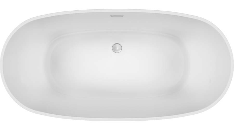Ванна акриловая Sancos Space 170x80 см белая FB13 (детальная фотография), современныe, hi-tech