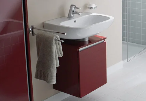 Раковина Duravit D-Code 55 см белая 23105500002 (детальная фотография), белые