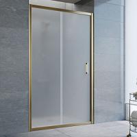 Душевая дверь профиль бронза стекло сатин Vegas-glass