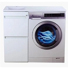 Тумба с раковиной напольная Misty Фостер 40 см с двумя ящиками