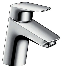 Смеситель для раковины Hansgrohe Logis со сливным клапаном Push-Open