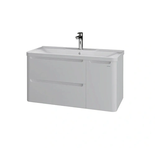 Тумба под раковину подвесная Grossman Адель 99 см белая - фото 1