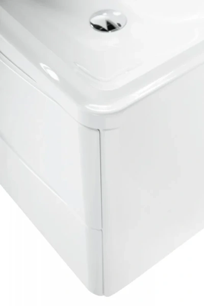 Тумба под раковину подвесная BelBagno Acqua 60 см bianco lucido ACQUA-600-2C-SO-BL (детальная фотография), подвесная, пристенная