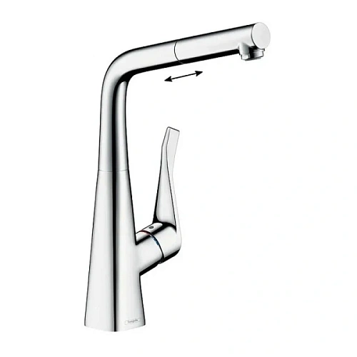 Смеситель для кухни Hansgrohe Metris хром - фото 1