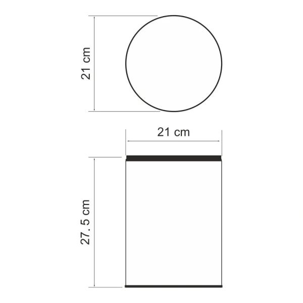 Мусорное ведро WasserKRAFT 5 л K-625 (детальная фотография), современные, hi-tech
