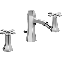 Смеситель для биде Cisal Cherie хром/черный