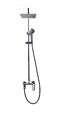 Душевая колонна со смесителем для ванны Bravat Opal F6125183CP-A-RUS