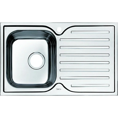 Мойка для кухни IDDIS Strit 78 см чаша справа шелк - фото 2