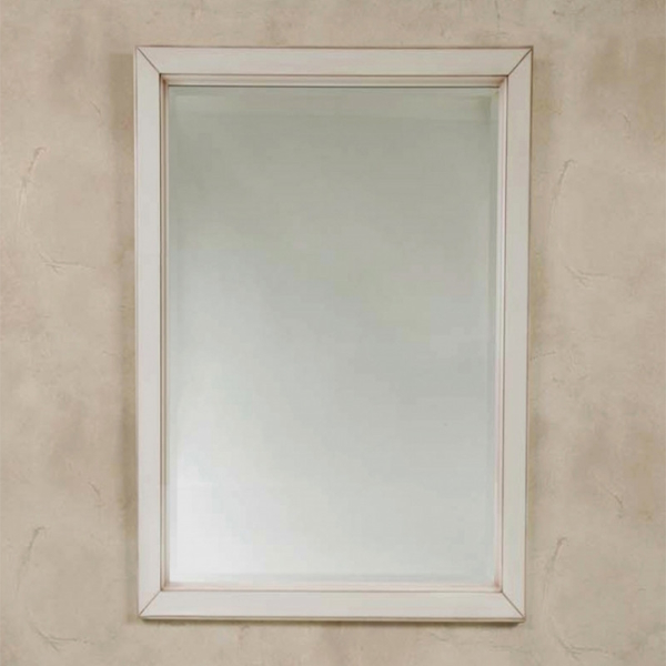 Зеркало для ванной, цвет рамы слоновая кость с патиной матовый, La Beaute Vivien SPEC163AVP (детальная фотография)