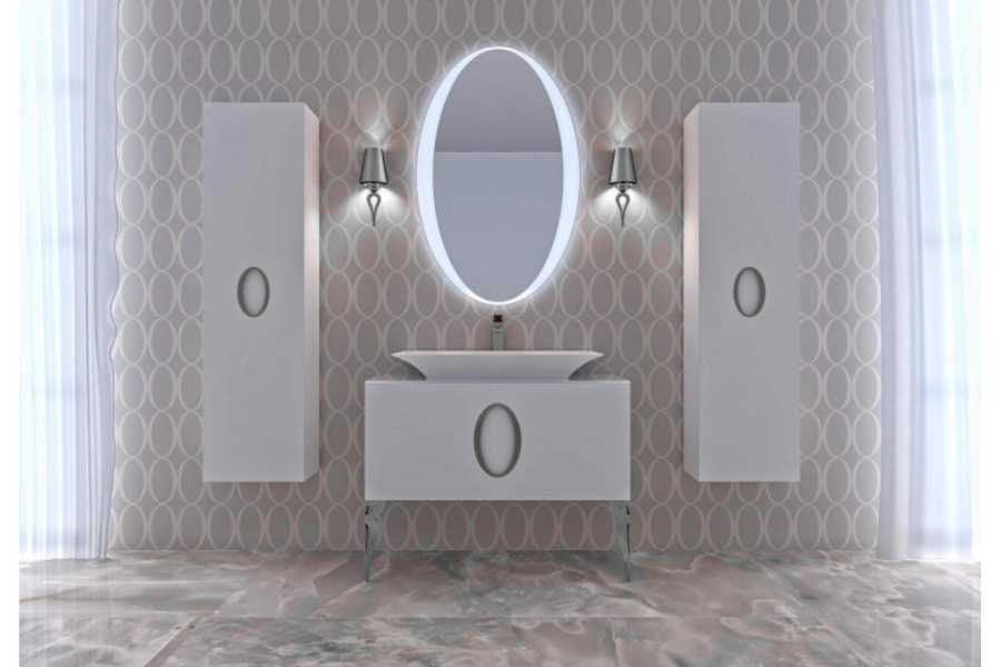 Тумба с раковиной напольная La Beaute SAVOIE 100 см (детальная фотография), по запросу