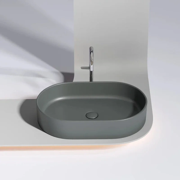 Раковина Ceramica Nova Element 60 см темный антрацит CN6048MDH (детальная фотография), 60 см