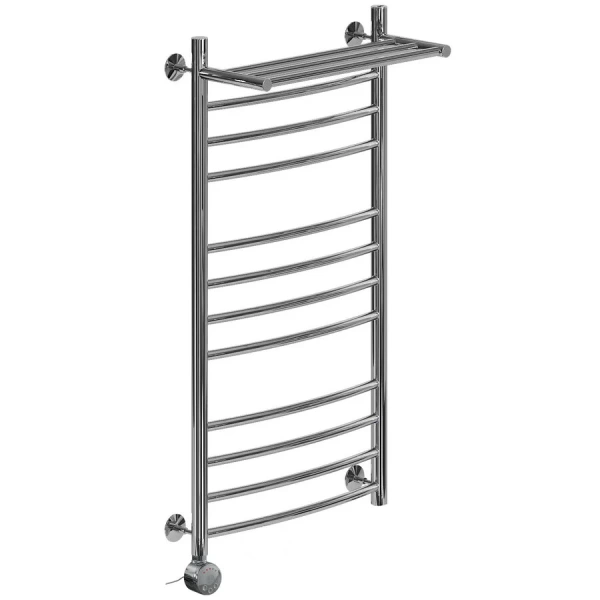 Полотенцесушитель электрический Ника Arc ЛД Г2 ВП 100/50 см с полочкой (детальная фотография)