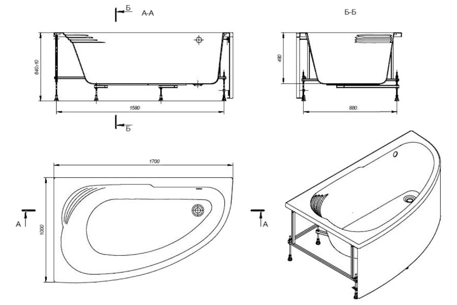 Схема (детальная фотография), асимметричные
