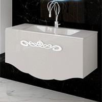 Тумба без раковины, белая 100см La Beaute CHER 100