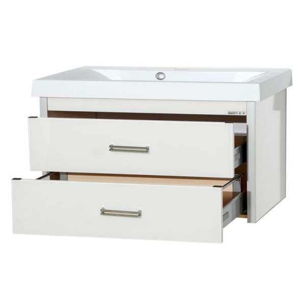 Тумба для раковины, цвет белый White, Misty Джулия Qvatro Л-ДжК01090-5210П2Я (детальная фотография), по запросу