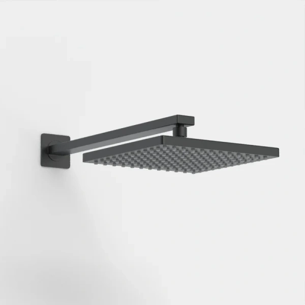 Душевой комплект BERGES Ventas черный матовый 073002 (детальная фотография), черные