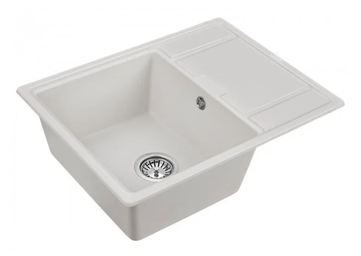 Мойка для кухни Paulmark Weimar PM216550 65 см с крылом (детальная фотография), кварц