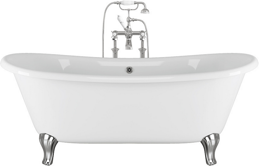 Ванна чугунная Devon & Devon Admiral 2MRADMIRAL 182х81 см ножки Deco (детальная фотография), 180x80 см