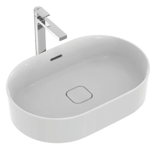 Раковина Ideal Standard Strada II 60 см без отверстия для смесителя T360401 (детальная фотография), накладные (на столешницу), пристенные