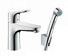 Смеситель с гигиеническим душем Hansgrohe Focus хром