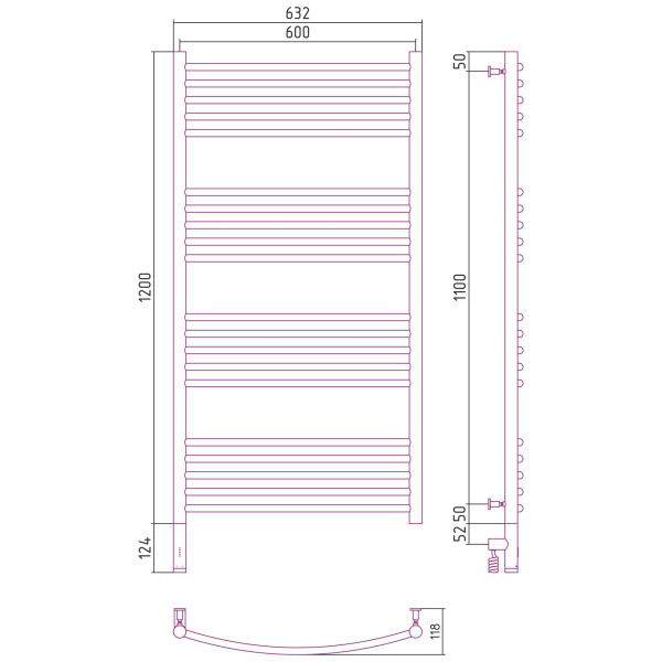 Схема (детальная фотография), лесенка, вертикальные